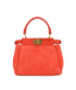 Mini Peekaboo, £750, Handbags, Red, Suede, Back view